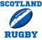 Scotland Rugby Ball Hoody (White)
